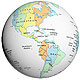 Central America Globe View Thumbnail