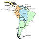 South America Map View Thumbnail
