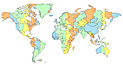 World Time Zone Map View Thumbnail