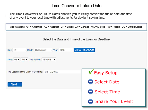 time converter future date instructions-step1