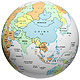 Asia Globe View Thumbnail