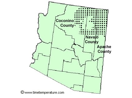 Coconino County Arizona Current Local Time And Time Zone